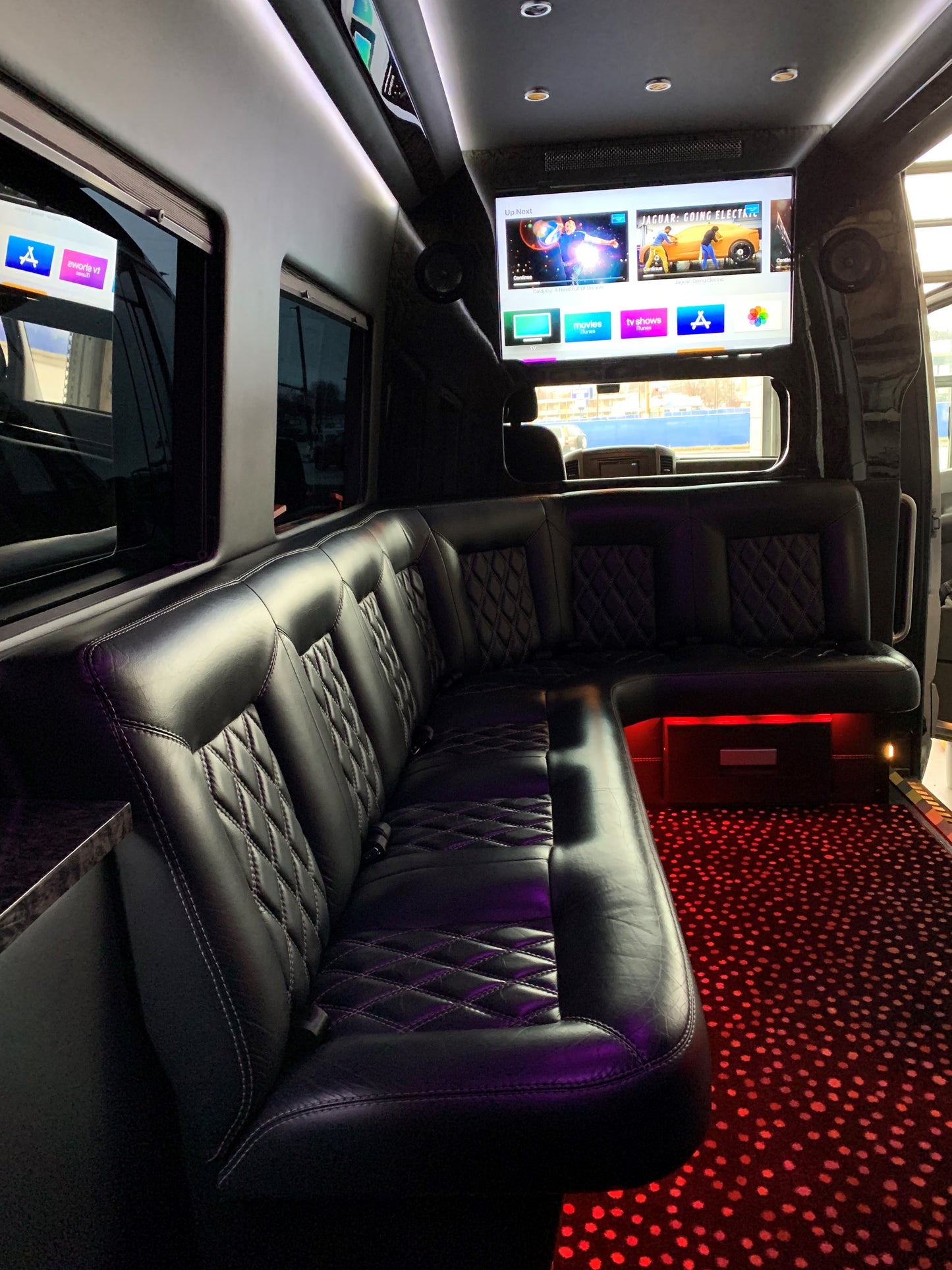 9-Passenger Silver Mercedes-Benz Party Bus