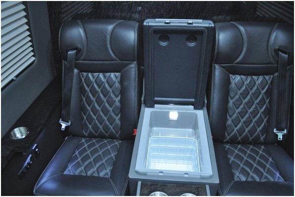 9-Passenger Silver Mercedes-Benz Party Bus