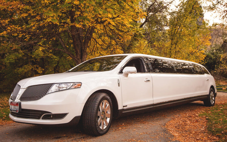 White Stretch Limousine